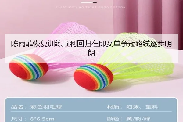 陈雨菲恢复训练顺利回归在即女单争冠路线逐步明朗